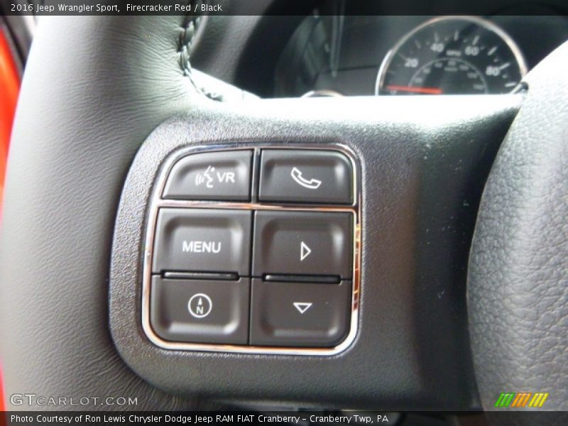 Firecracker Red / Black 2016 Jeep Wrangler Sport