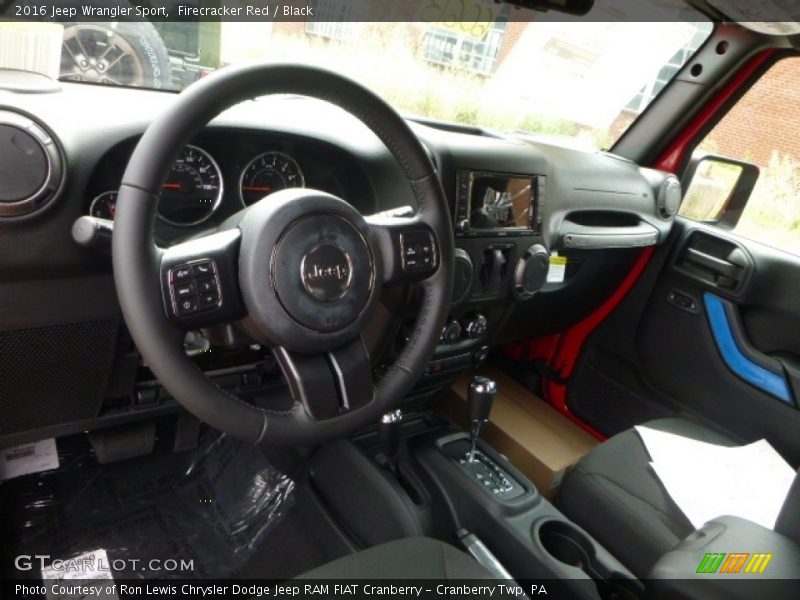 Firecracker Red / Black 2016 Jeep Wrangler Sport