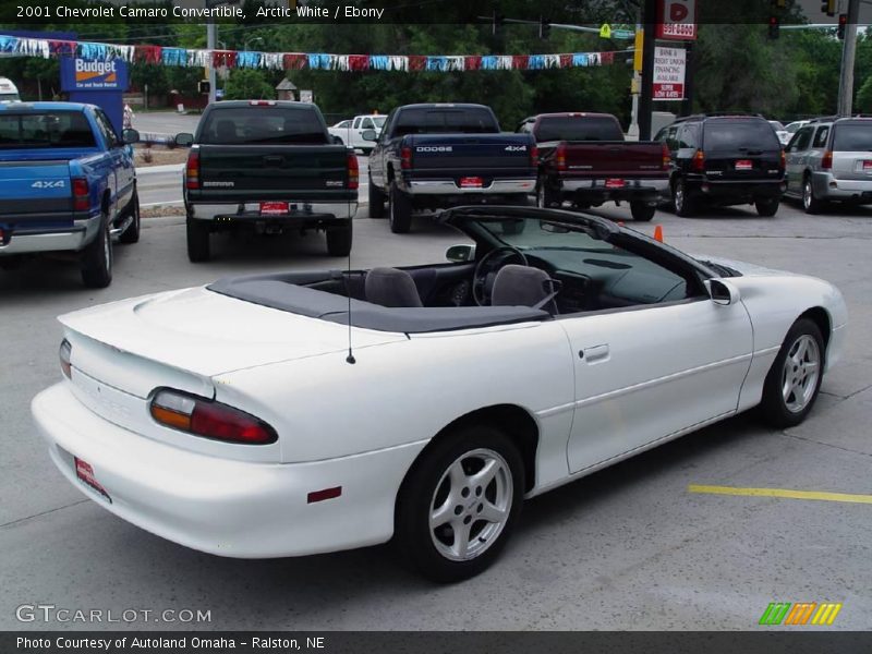 Arctic White / Ebony 2001 Chevrolet Camaro Convertible