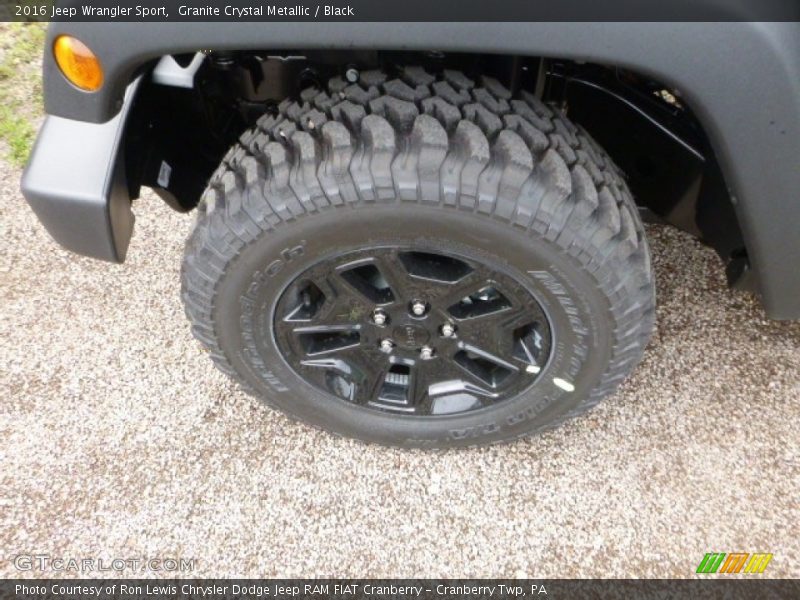 Granite Crystal Metallic / Black 2016 Jeep Wrangler Sport