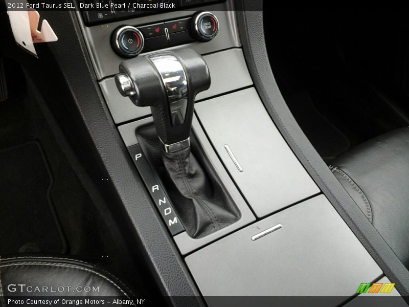 Dark Blue Pearl / Charcoal Black 2012 Ford Taurus SEL