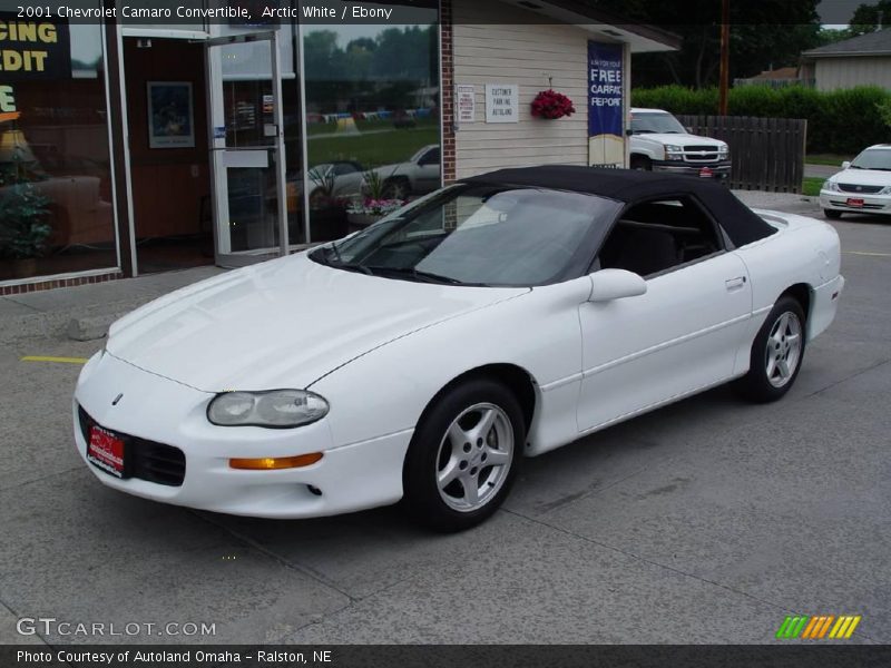 Arctic White / Ebony 2001 Chevrolet Camaro Convertible