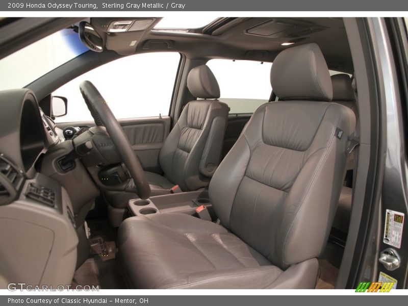 Sterling Gray Metallic / Gray 2009 Honda Odyssey Touring