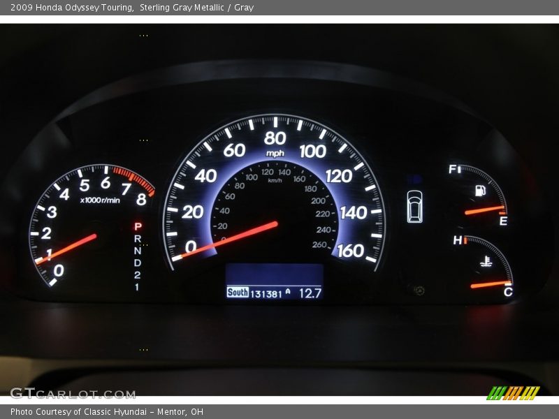 Sterling Gray Metallic / Gray 2009 Honda Odyssey Touring