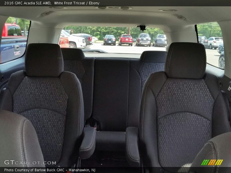 White Frost Tricoat / Ebony 2016 GMC Acadia SLE AWD