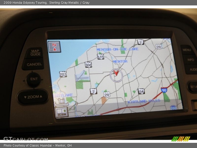 Sterling Gray Metallic / Gray 2009 Honda Odyssey Touring