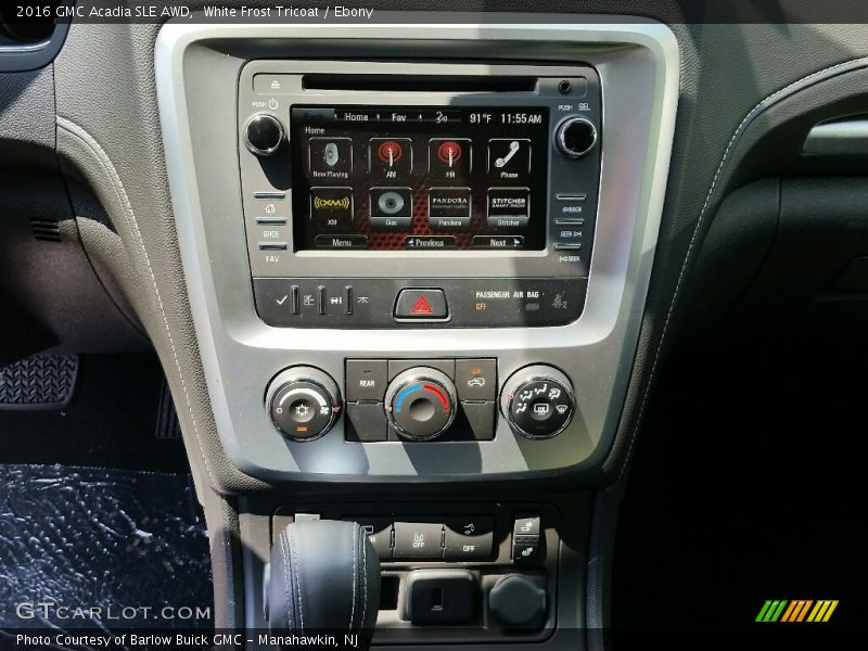 White Frost Tricoat / Ebony 2016 GMC Acadia SLE AWD