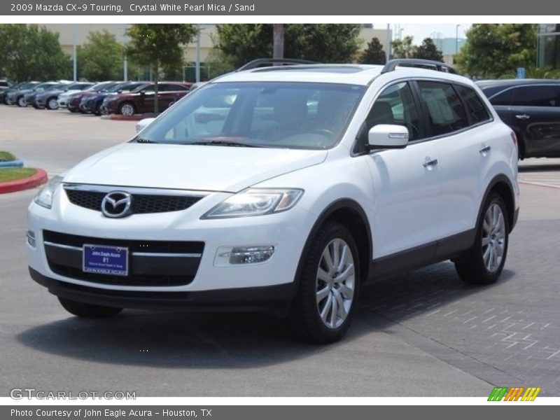 Crystal White Pearl Mica / Sand 2009 Mazda CX-9 Touring