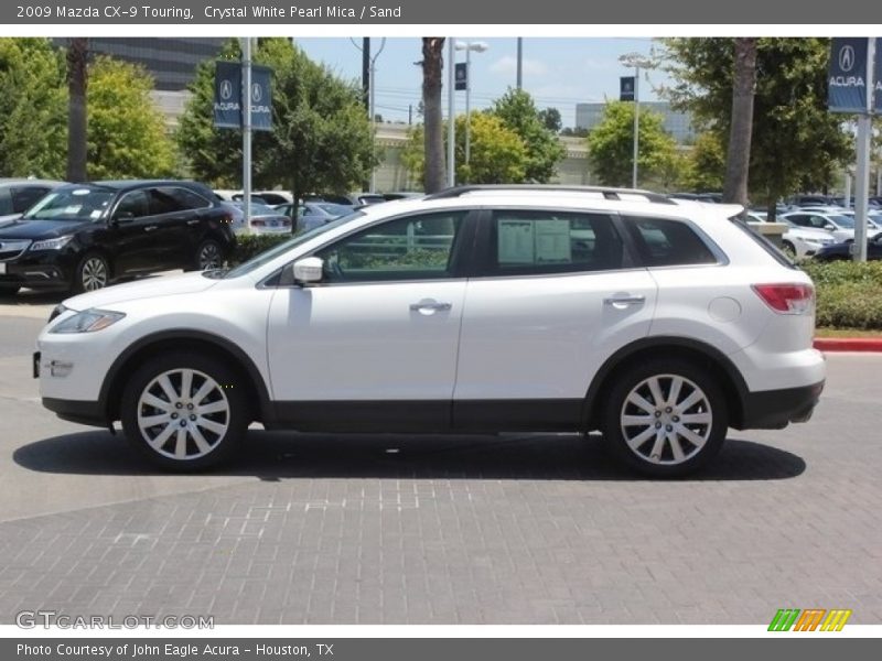 Crystal White Pearl Mica / Sand 2009 Mazda CX-9 Touring