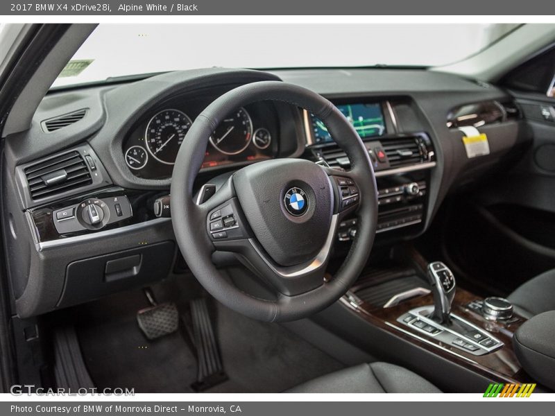 Black Interior - 2017 X4 xDrive28i 