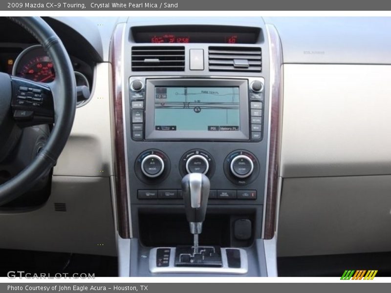 Crystal White Pearl Mica / Sand 2009 Mazda CX-9 Touring