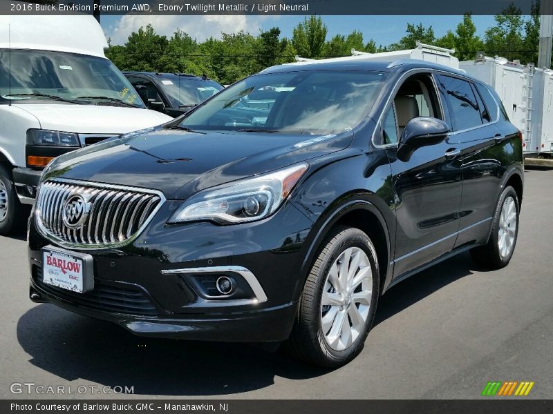 Ebony Twilight Metallic / Light Neutral 2016 Buick Envision Premium AWD