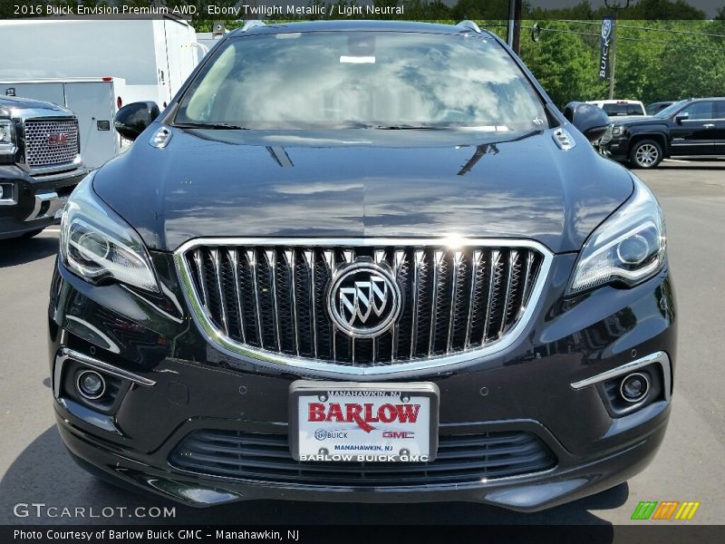 Ebony Twilight Metallic / Light Neutral 2016 Buick Envision Premium AWD