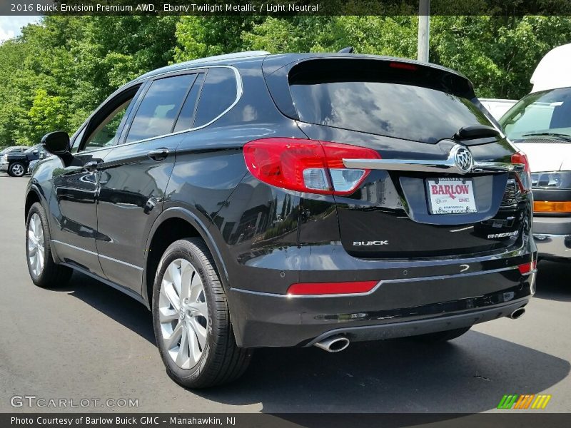 Ebony Twilight Metallic / Light Neutral 2016 Buick Envision Premium AWD