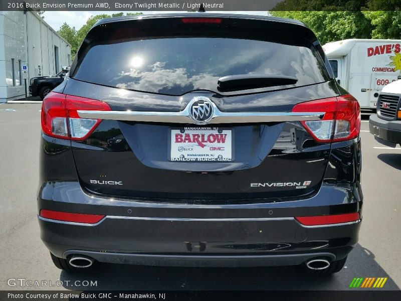Ebony Twilight Metallic / Light Neutral 2016 Buick Envision Premium AWD