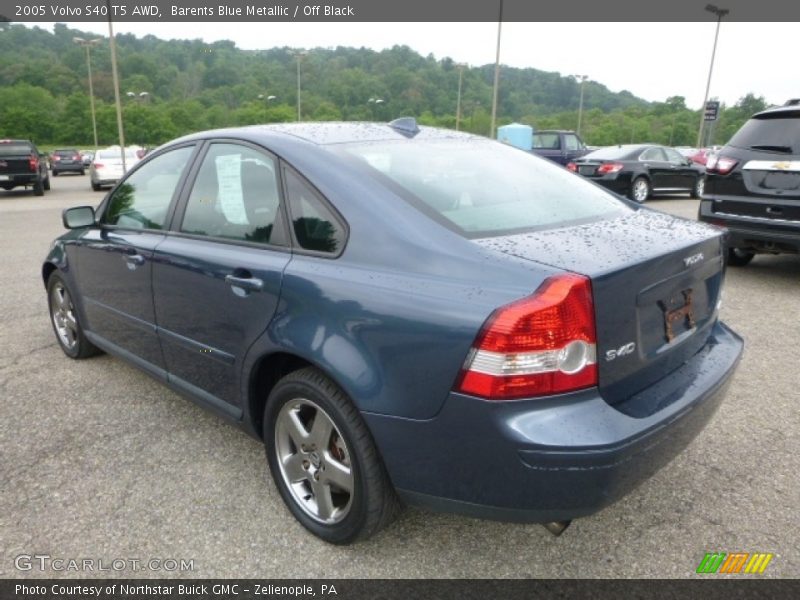 Barents Blue Metallic / Off Black 2005 Volvo S40 T5 AWD