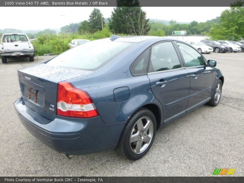 Barents Blue Metallic / Off Black 2005 Volvo S40 T5 AWD