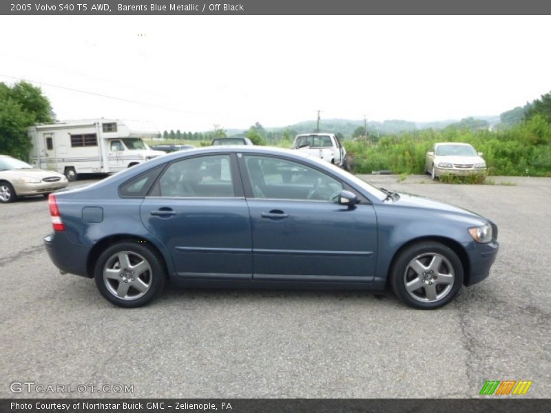 Barents Blue Metallic / Off Black 2005 Volvo S40 T5 AWD