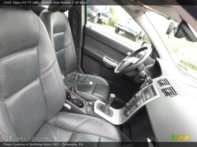 Barents Blue Metallic / Off Black 2005 Volvo S40 T5 AWD