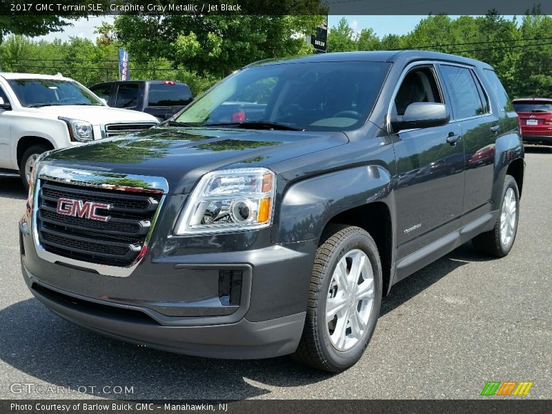 Graphite Gray Metallic / Jet Black 2017 GMC Terrain SLE