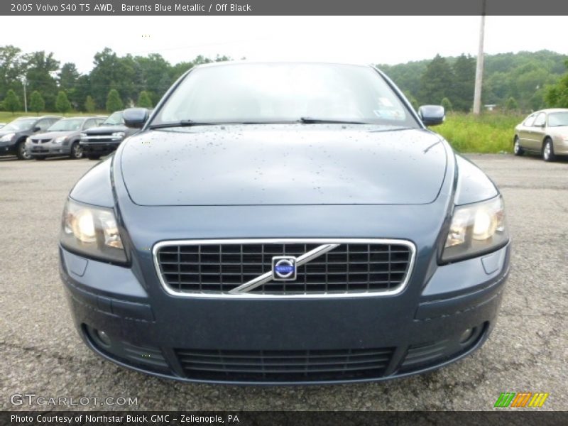 Barents Blue Metallic / Off Black 2005 Volvo S40 T5 AWD