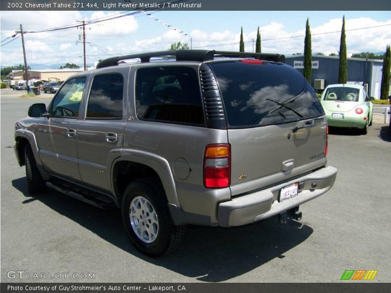 Light Pewter Metallic / Tan/Neutral 2002 Chevrolet Tahoe Z71 4x4