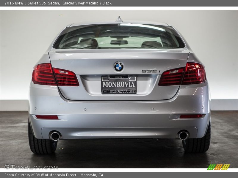 Glacier Silver Metallic / Black 2016 BMW 5 Series 535i Sedan