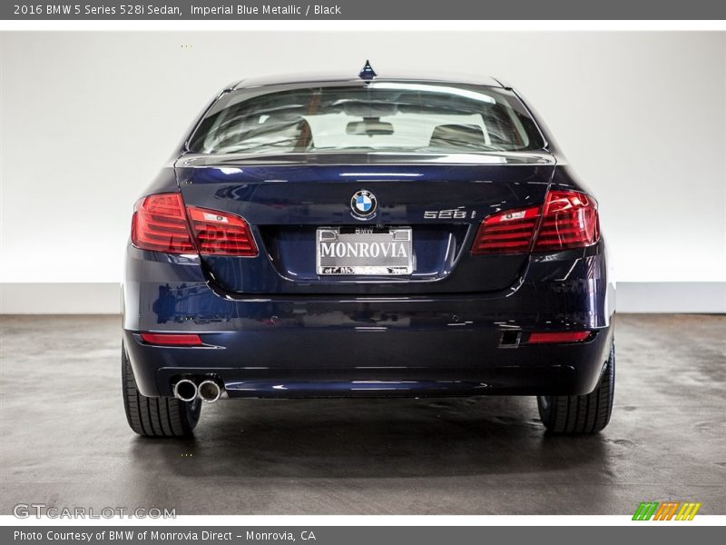 Imperial Blue Metallic / Black 2016 BMW 5 Series 528i Sedan