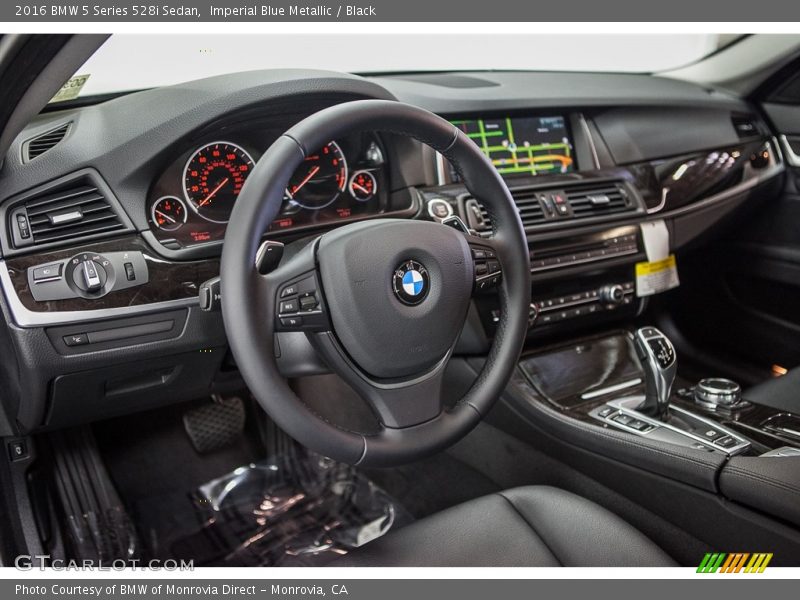 Imperial Blue Metallic / Black 2016 BMW 5 Series 528i Sedan