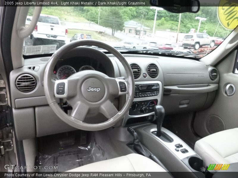 Light Khaki Metallic / Dark Khaki/Light Graystone 2005 Jeep Liberty Limited 4x4