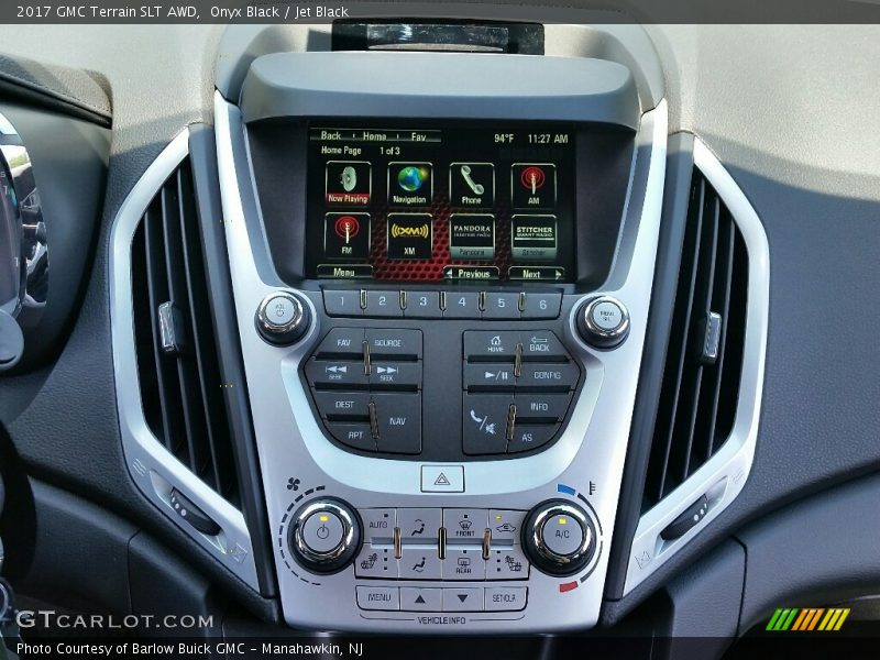 Controls of 2017 Terrain SLT AWD