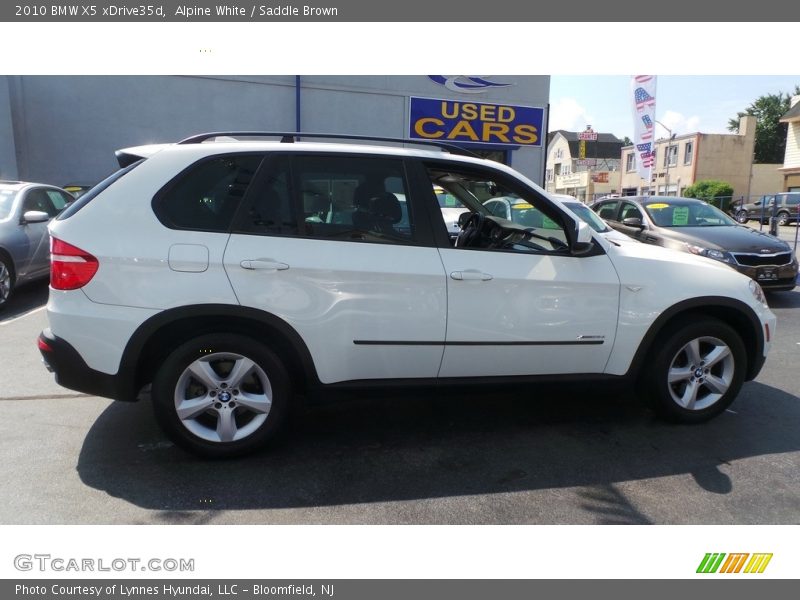 Alpine White / Saddle Brown 2010 BMW X5 xDrive35d