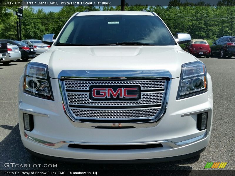White Frost Tricoat / Jet Black 2017 GMC Terrain Denali AWD