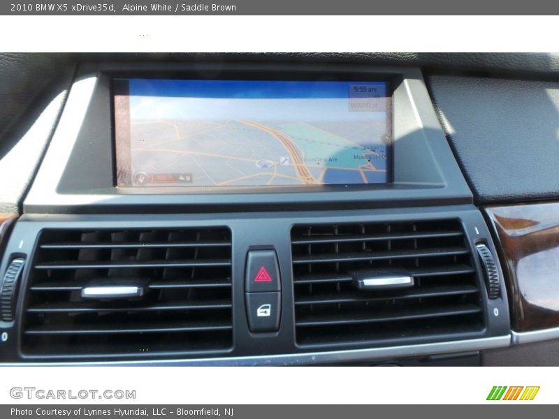 Alpine White / Saddle Brown 2010 BMW X5 xDrive35d
