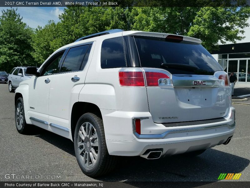 White Frost Tricoat / Jet Black 2017 GMC Terrain Denali AWD