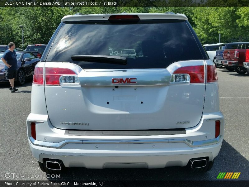 White Frost Tricoat / Jet Black 2017 GMC Terrain Denali AWD