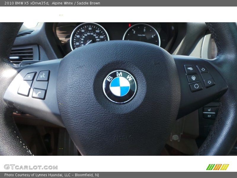 Alpine White / Saddle Brown 2010 BMW X5 xDrive35d
