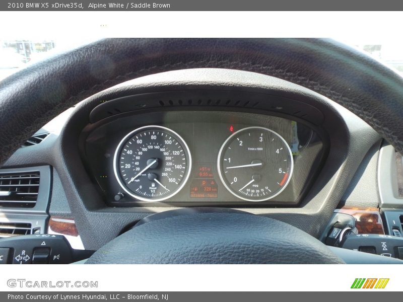 Alpine White / Saddle Brown 2010 BMW X5 xDrive35d
