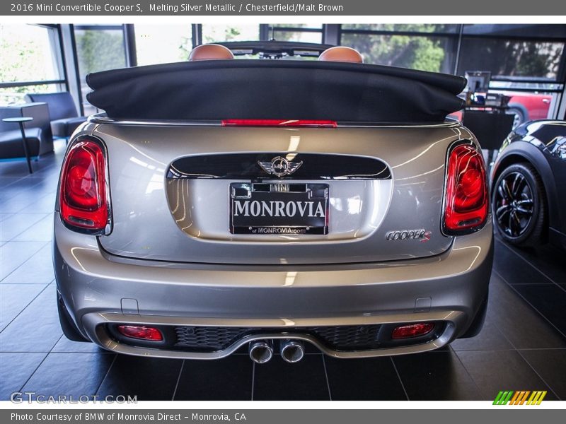 Melting Silver Metallic / Chesterfield/Malt Brown 2016 Mini Convertible Cooper S