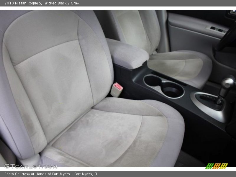 Wicked Black / Gray 2010 Nissan Rogue S