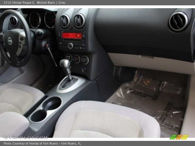 Wicked Black / Gray 2010 Nissan Rogue S