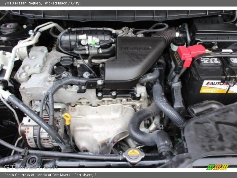 Wicked Black / Gray 2010 Nissan Rogue S