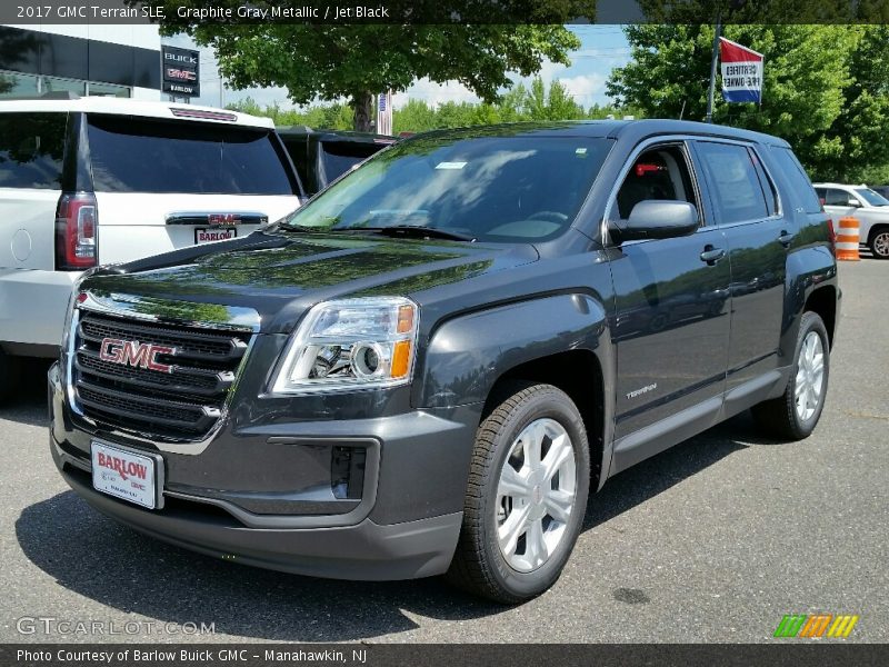 Graphite Gray Metallic / Jet Black 2017 GMC Terrain SLE