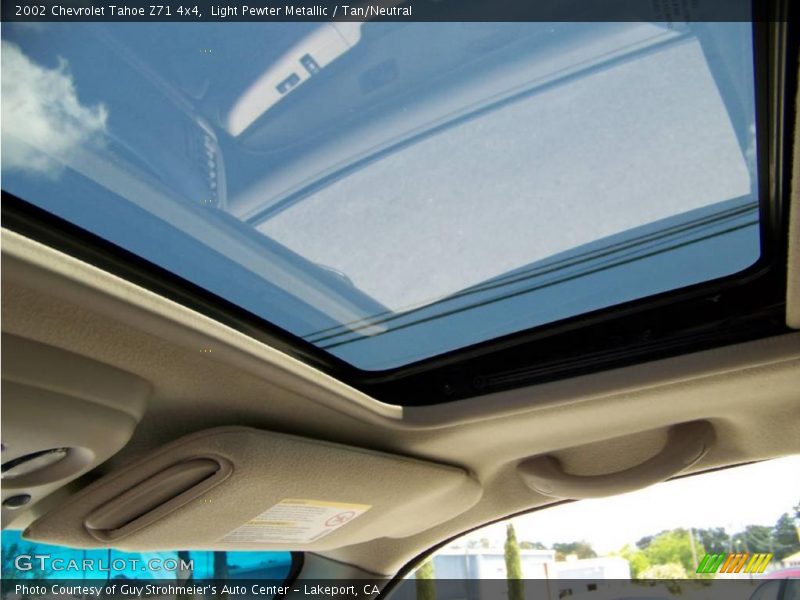 Light Pewter Metallic / Tan/Neutral 2002 Chevrolet Tahoe Z71 4x4