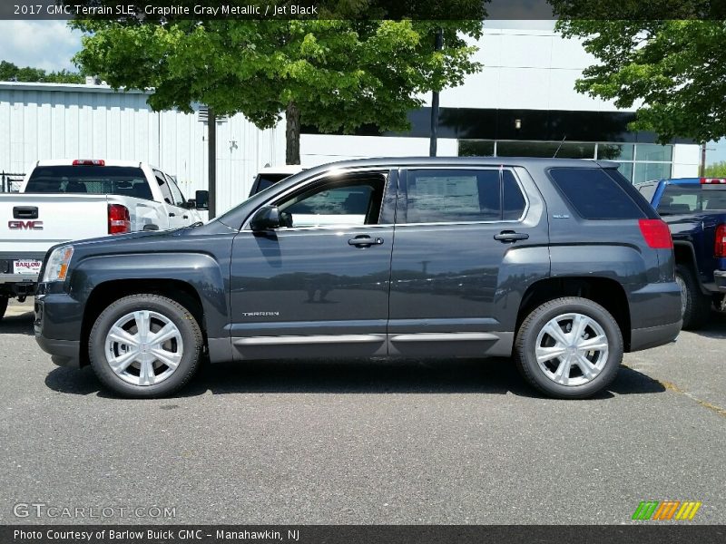 Graphite Gray Metallic / Jet Black 2017 GMC Terrain SLE