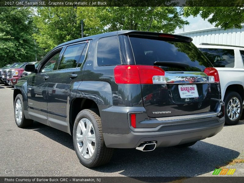 Graphite Gray Metallic / Jet Black 2017 GMC Terrain SLE