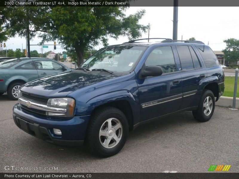 Indigo Blue Metallic / Dark Pewter 2002 Chevrolet TrailBlazer LT 4x4