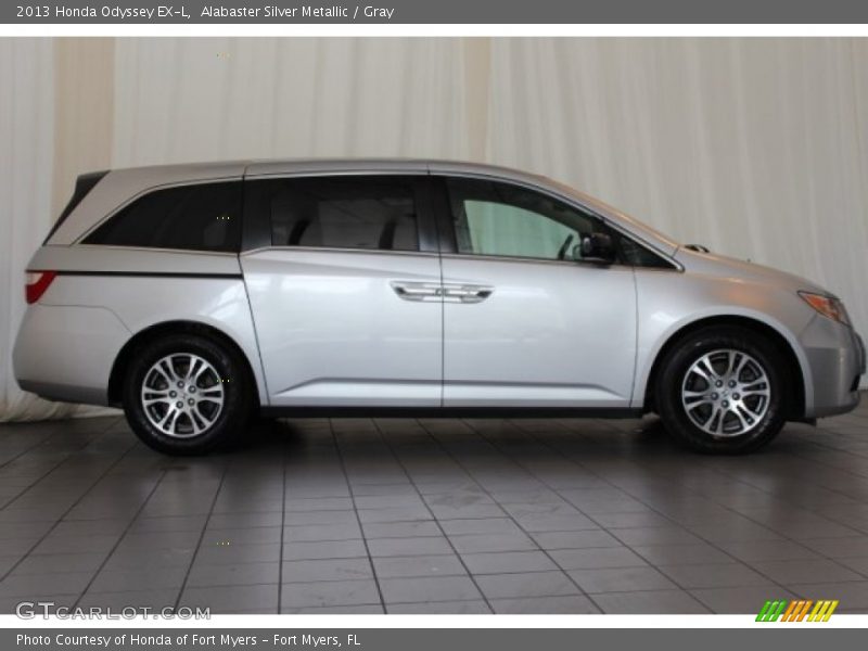 Alabaster Silver Metallic / Gray 2013 Honda Odyssey EX-L