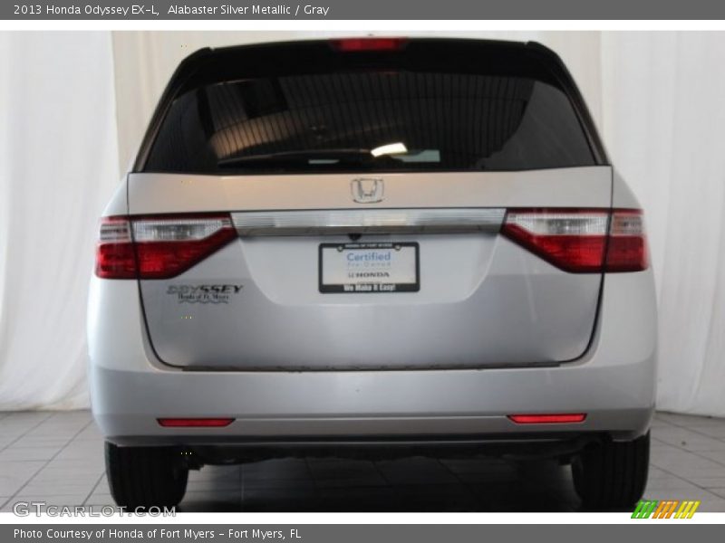 Alabaster Silver Metallic / Gray 2013 Honda Odyssey EX-L