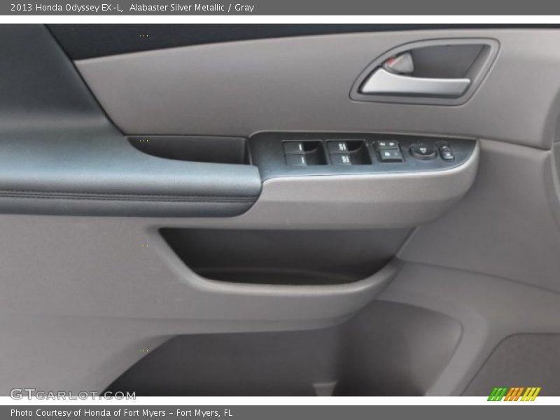 Alabaster Silver Metallic / Gray 2013 Honda Odyssey EX-L